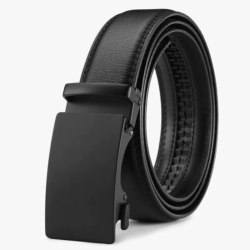 Fashion Business Men'S Belt Genuine Luxury Brand Belt Metal Buckle Belt High-Quality PU Leather Soft Belt with Cargo Pants Jeans