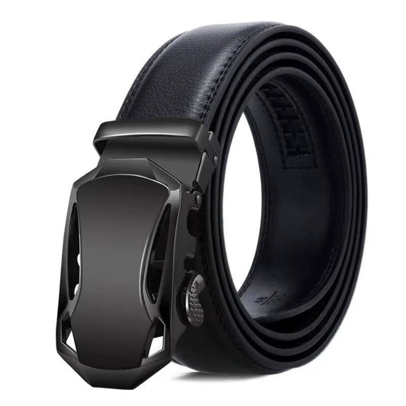 Fashion Business Men'S Belt Genuine Luxury Brand Belt Metal Buckle Belt High-Quality PU Leather Soft Belt with Cargo Pants Jeans